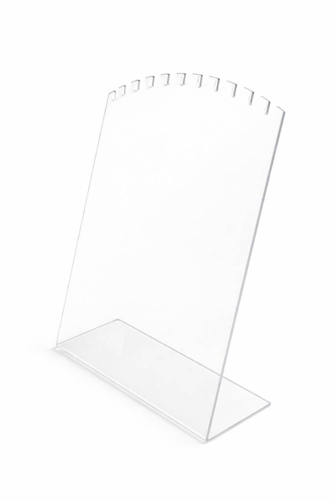 Clear Acrylic Jewellery Photography Stand