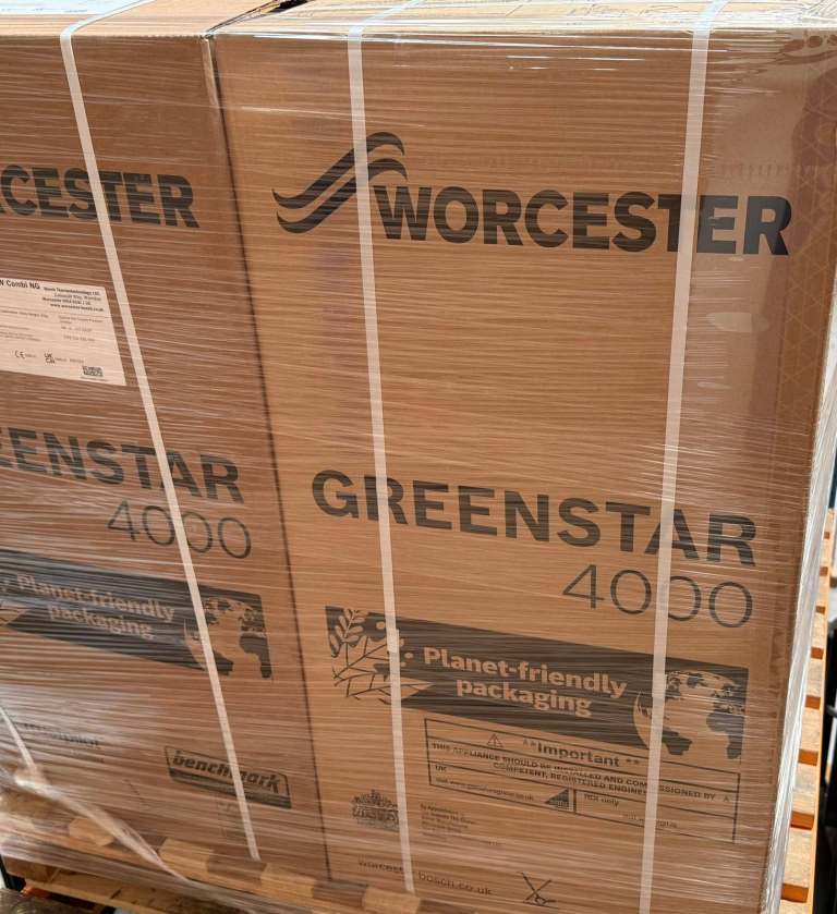 Brand New Worcester Bosch 4000 30kw With Flues Included