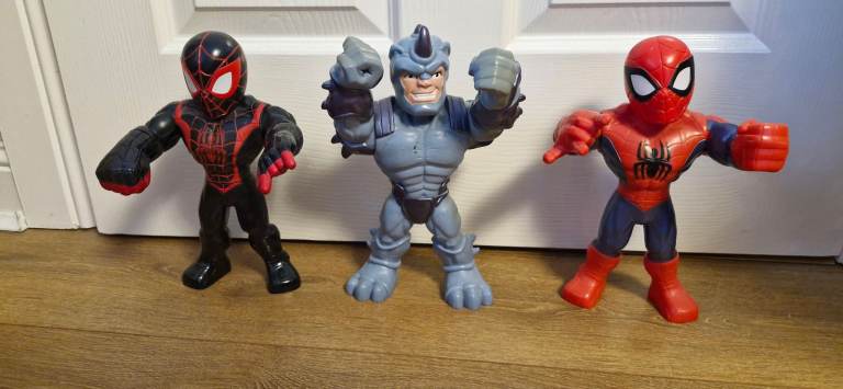 Playskool superhero figures