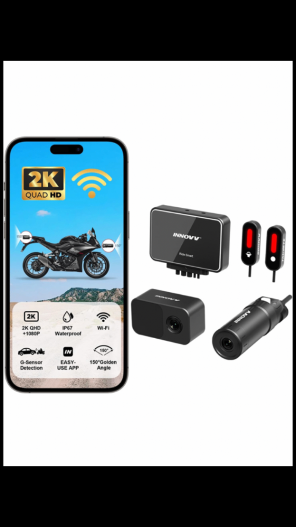 INNOVV RC6 Motorcycle Duel Camera and Blind Spot Radar System