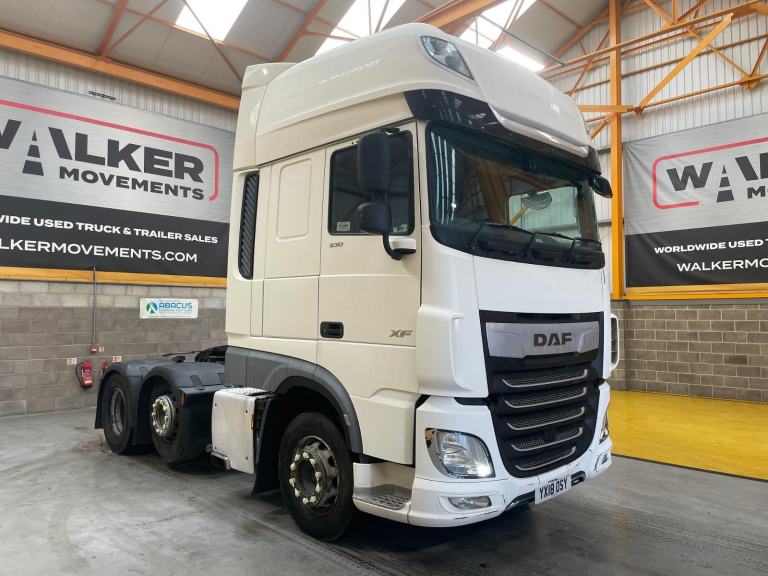 DAF XF106 530 SUPERSPACE *EURO 6* 6X2 TRACTOR UNIT - 2018 - YX18 OSY