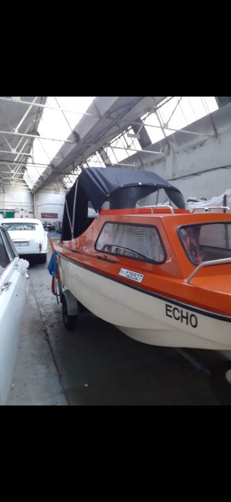 BOAT, CJR CRUISER 20HP and trailer 