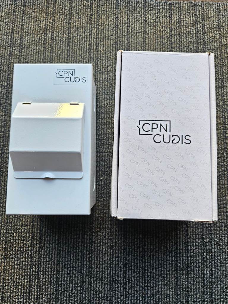 Cudis CPN Consumer Unit CU/M04 4 Way Unpopulated Mini Metal Enclosure with Lid