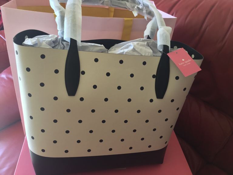 Kate Spade Polka Dot Tote Bag - Brand New with Tags