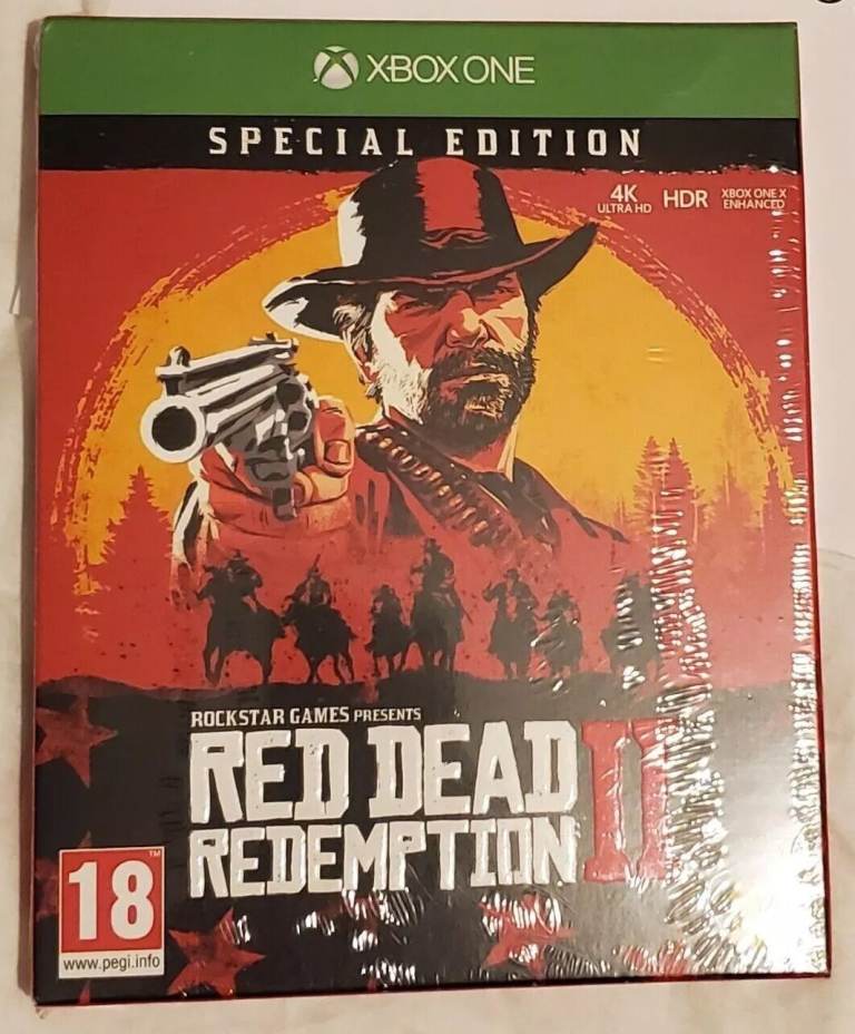 NEW RARE RED DEAD REDEMPTION 2 SPECIAL EDITION XBOX ONE X ENHANCED UK VIDEO GAME