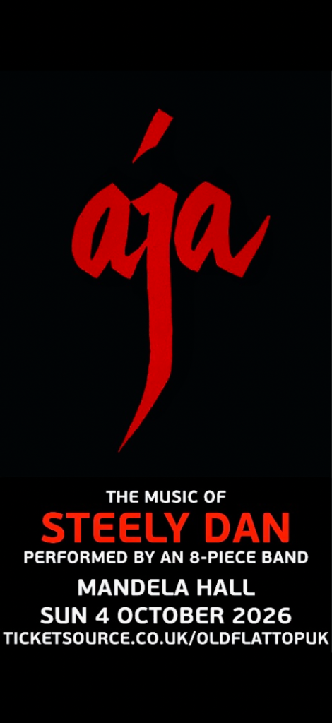 Steely Dan Tribute Ticket – Mandela Hall, Oct 2026