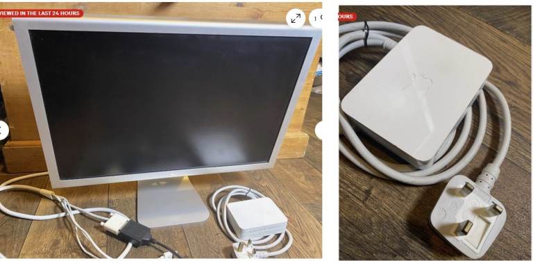 APPLE CINEMA DISPLAY 23.5'' With Power Adaptor