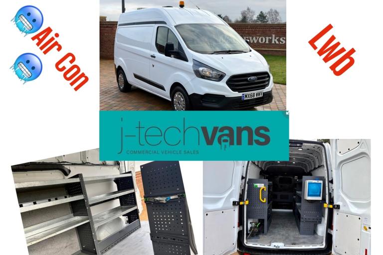 2019 Ford Transit Custom 2.0 TDCi 130ps T340 L2 H2 Lwb / High Roof Van *** Workshop Van*** PANEL ...