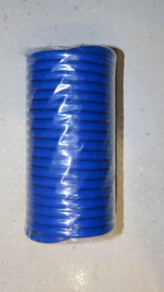 New Draper 5m Blue Coiled Air Hose Compressor Pipe 1/4 Bsp Thread Tools Workshop Accessory Recoil IG