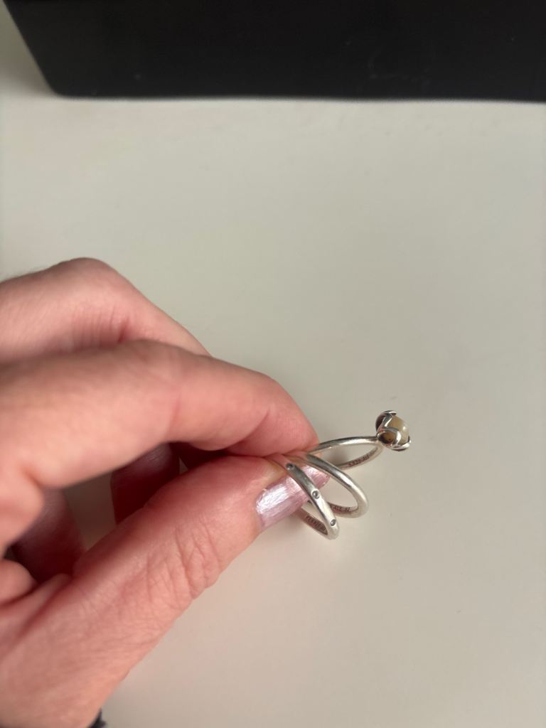 Pandora Silver Rings x 3
