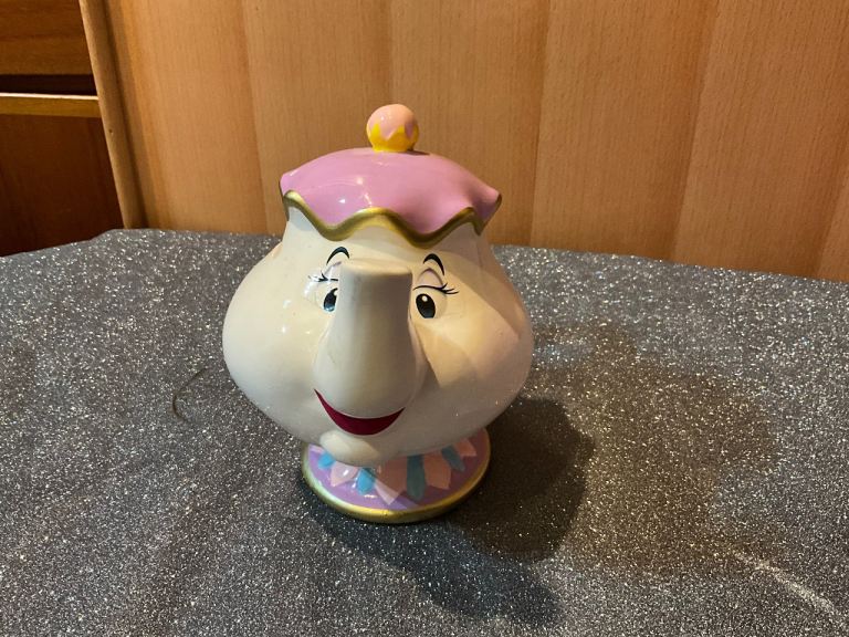 image for Porcelain Disney Mrs Potts Money box