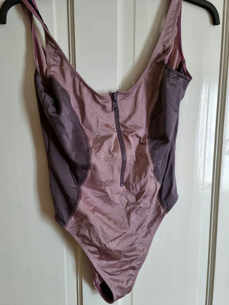 front zip swimsuit size 12