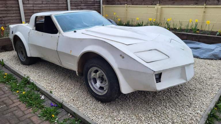 Corvette classic car cortina base uk reg project barn find 