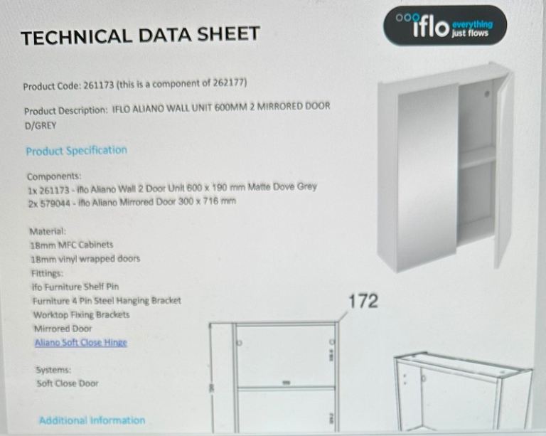 Brand New JobLot Aliano Kitchen Units RRP £1500