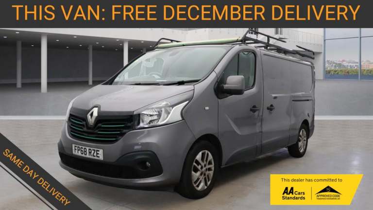 2018 Renault Trafic 1.6 dCi ENERGY 29 Sport Nav Panel Van 5dr Diesel Manual LWB Standard Roof E P...