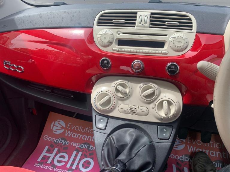 2013 Fiat 500 1.2 Lounge Euro 6 (s/s) 3dr HATCHBACK Petrol Manual