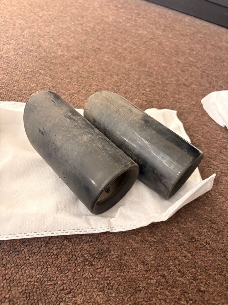 BMW m140i genuine exhaust tips