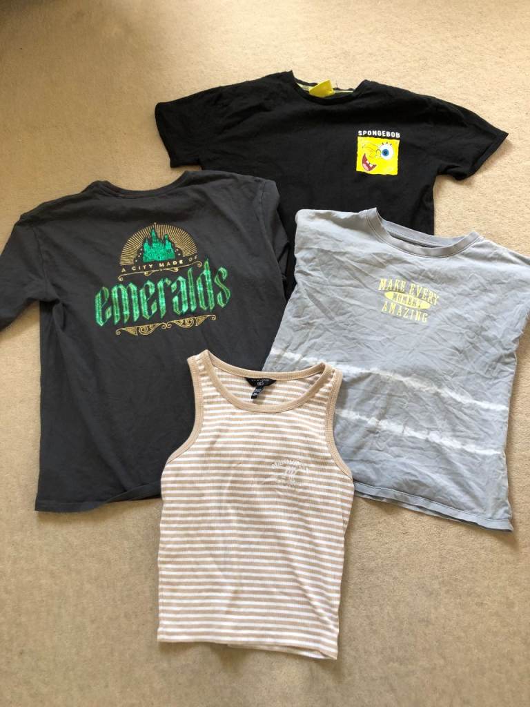 Girl mixed Clothes Bundle 13-14 Years & 14-15 years M&S New Look H&M Minecraft Taylor Swift