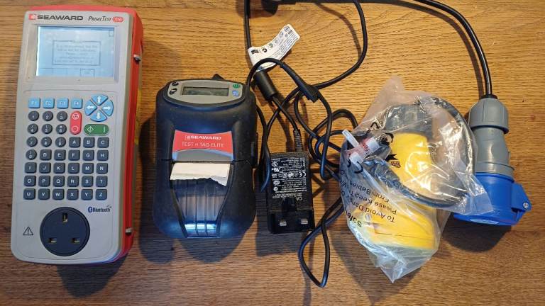 Seaward Primstar 350 Pat tester and cables
