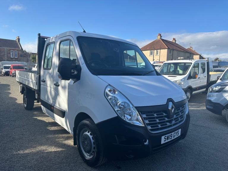 2019 Renault Master LL35dCi 130 Business Low Roof D/Cab 11 FT Dropside EURO 6 ULEZ COMPLIANT CHAS...