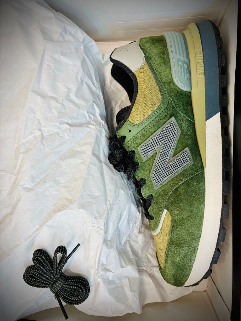 New Balance x Stone Island U574LGIL Trainers - Green, UK 11.5 NEW
