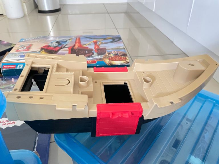 Toys castle and ship
