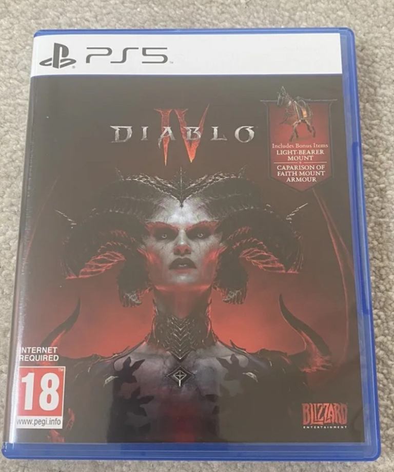 Diablo 4 ps5 game 