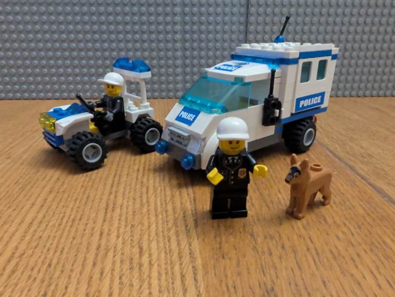 Lego Police 7285 Police Dog Unit & 30013 Police Quad Bike