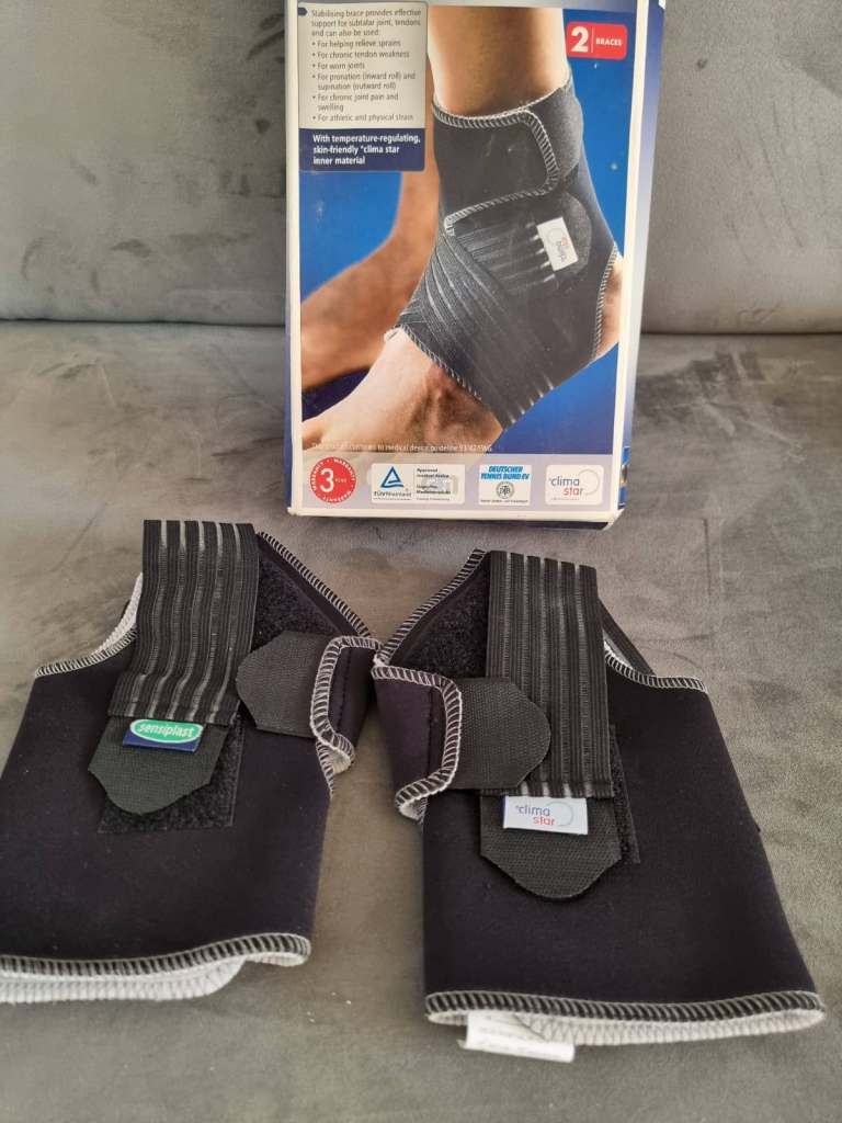 Ankle Support Brace Strap - Compression Support Strap for Sprains and Sports