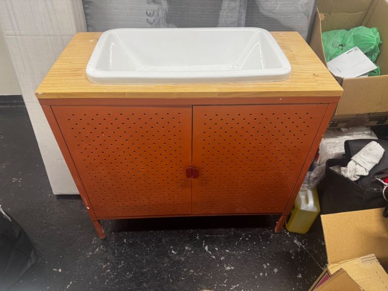Custom Rak bathroom sink unit 