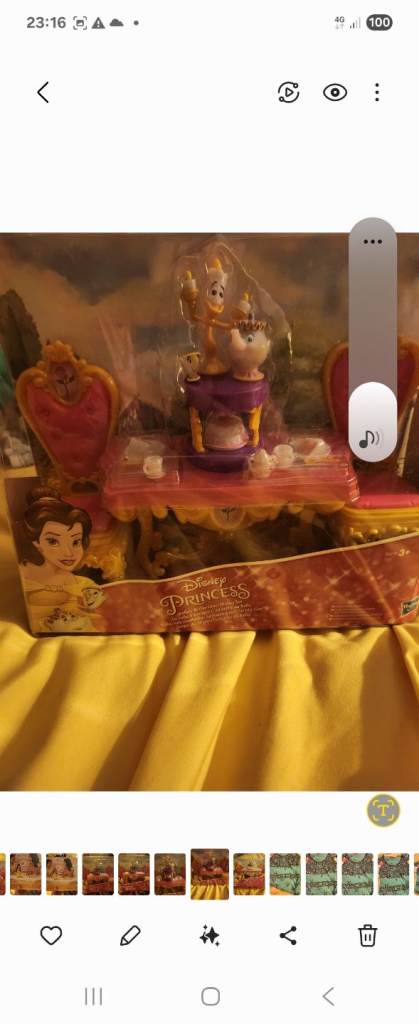 Beauty and the beast table accessories 