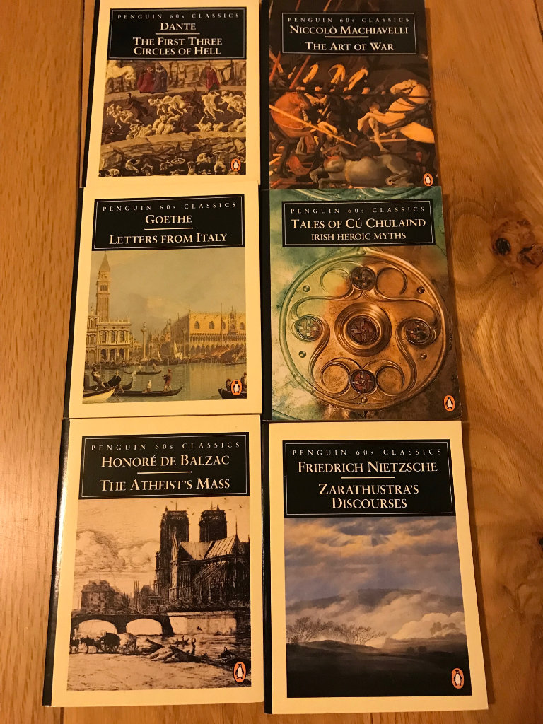 6 Penguin 60'sClassics - Paperbacks 