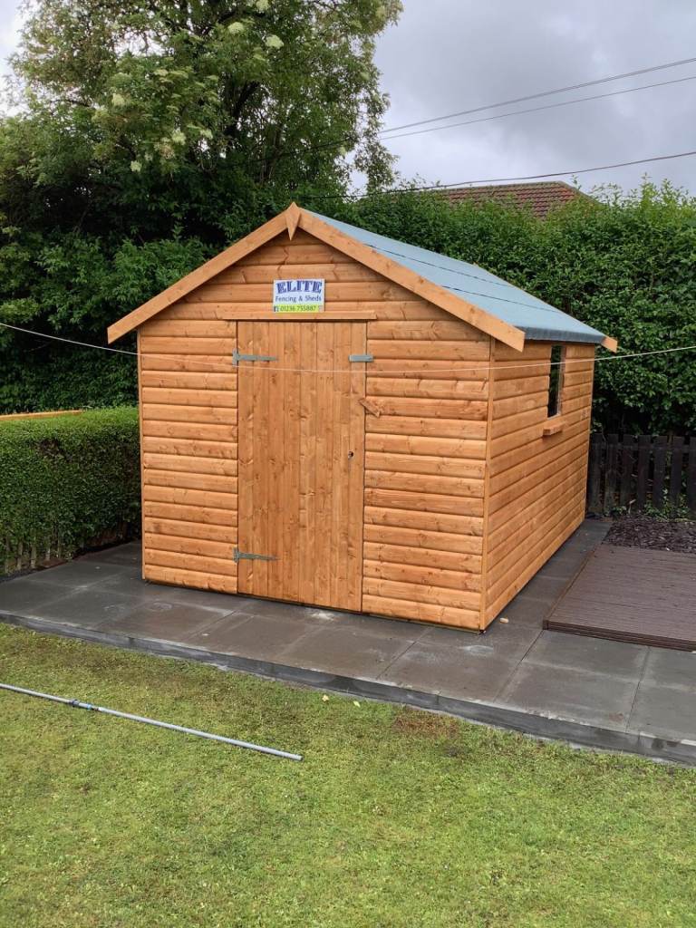 Heavy duty 12x8 Workshop 20mm Log