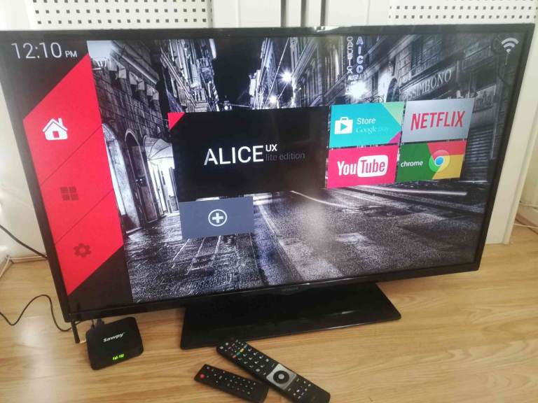 42" Smart TV Hitachi + WiFi SMART BOX Android