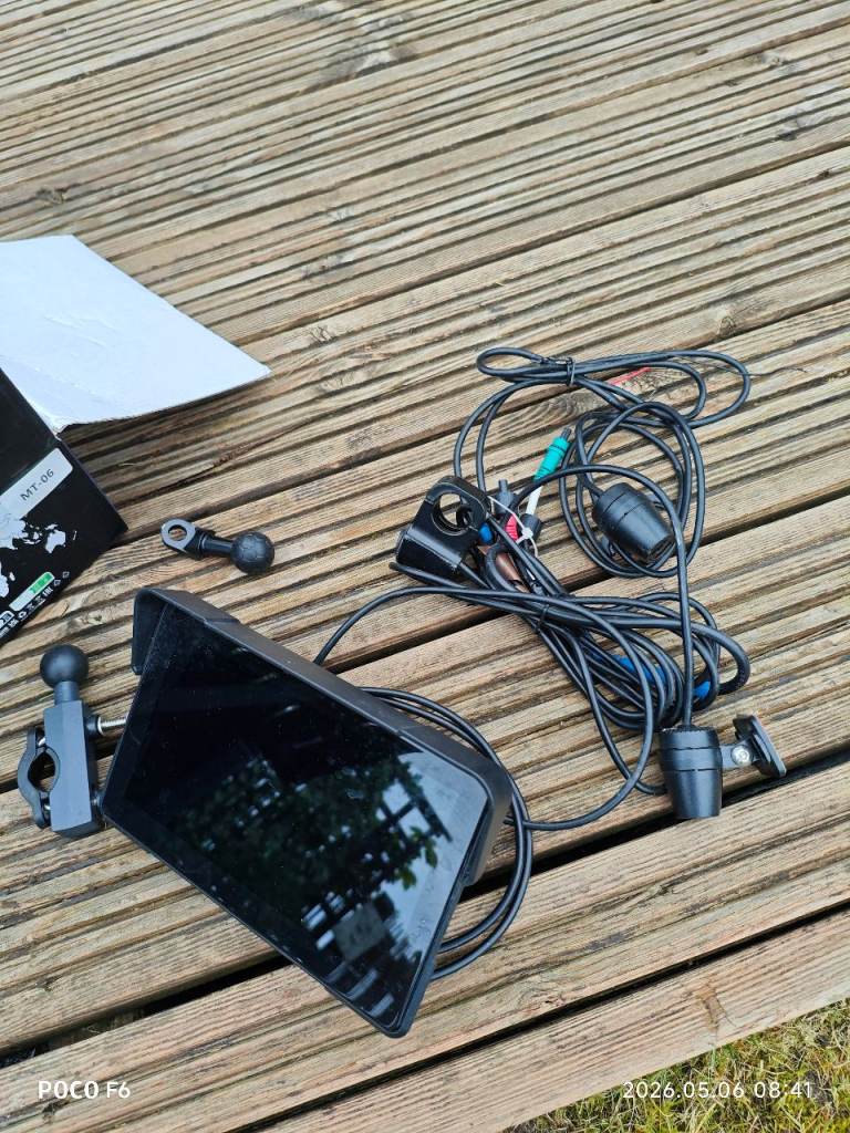 Motorcycle satnav cameras 