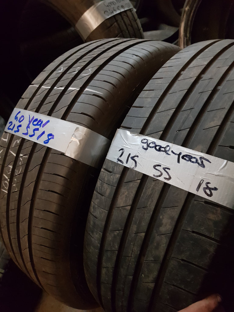 215 55 18 GoodYear Tyres Matching pair ONLY £80fitted and balanced open 7 days a week