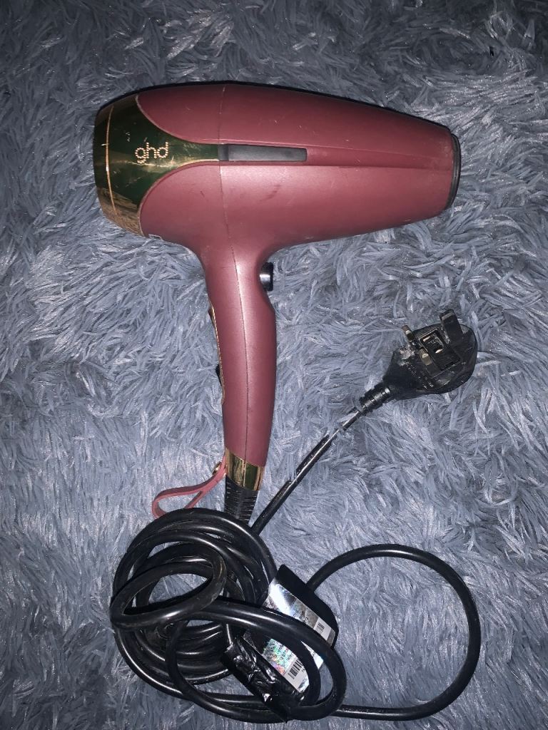 Ghd hair dryer plum and gold