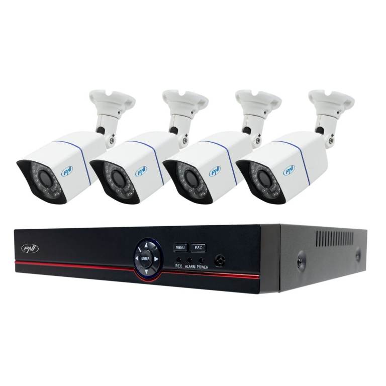 4 Camera CCTV System 4CH DVR 5MP HD Home Outdoor Security Kit Brand New