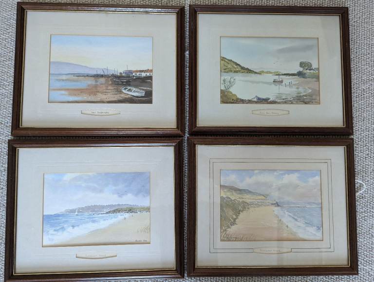 Pictures original watercolours x 4