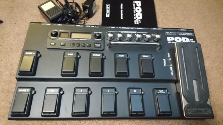image for Line 6 POD XT Live Guitar FX / Speaker / Amp emulation very sturdy Pedal board