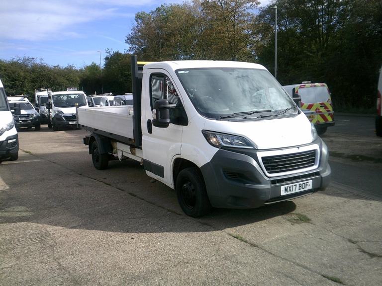 Peugeot Boxer DROPSIDE,2017,17 REG,WHITE,ONLY 106k,12 MONTHS MOT,VERY CLEAN VAN