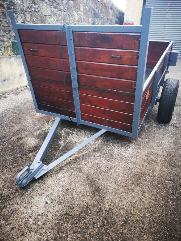 6ft x 4ft Car Trailer, Excellent Condition, always dried stored