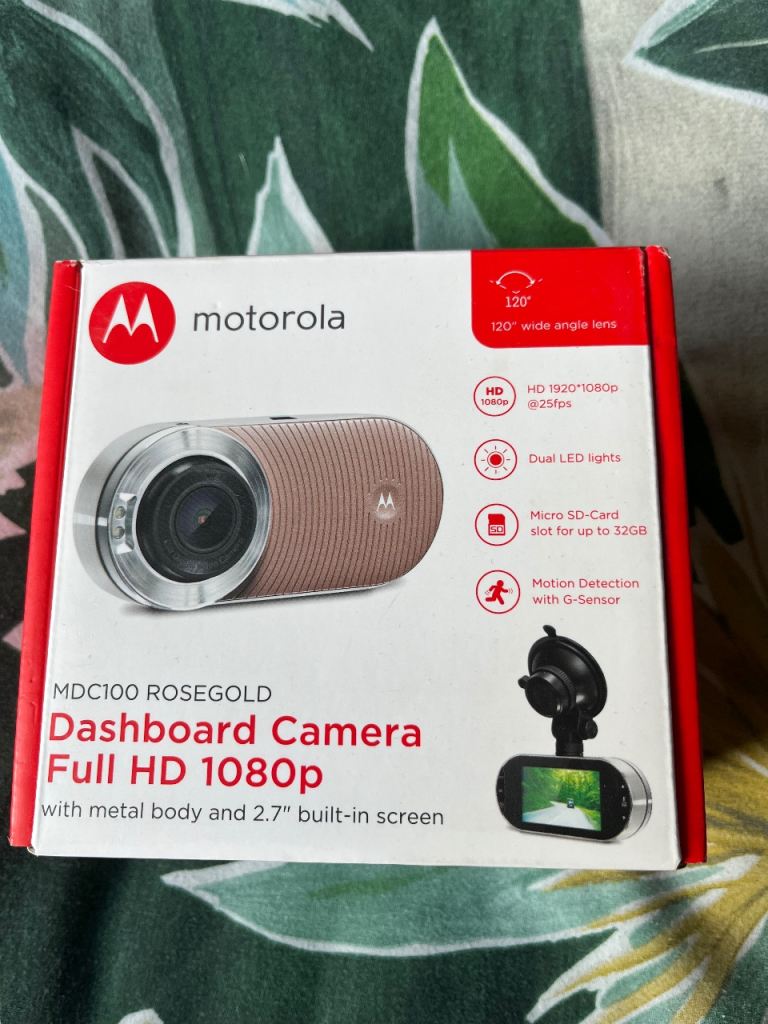Never been used Motorola Dashboard Cam