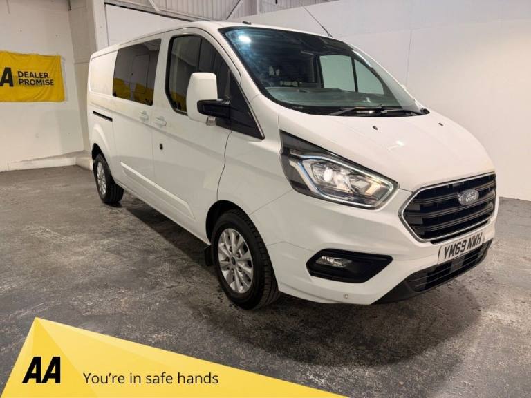 2019 69 FORD TRANSIT CUSTOM 2.0 320 ECOBLUE LIMITED CREW VAN DOUBLE CAB 5DR DIES