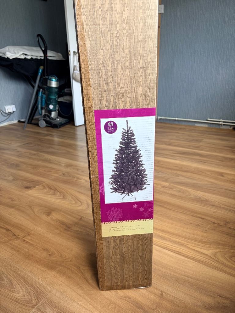 Brand new BLACK artificial Christmas tree 