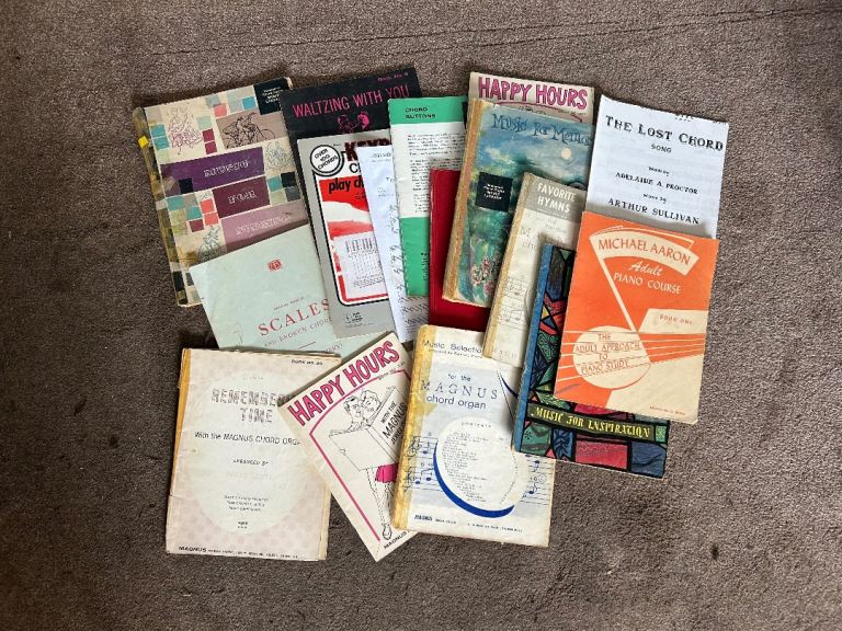 Vintage Selection of Organ Sheet Music  Good condition  C453