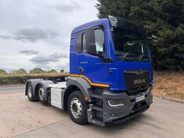 2022 72 MAN TGS 26.510 E6 6x2 triple line hydro pack tipping gear ex water board