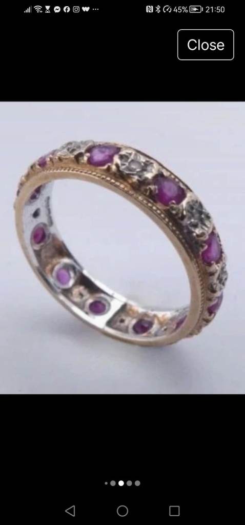 Diamond & Ruby ring 