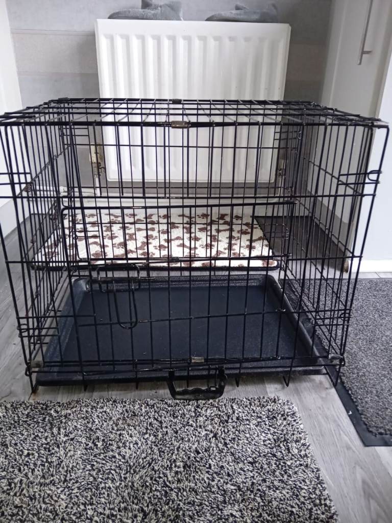 Medium Dog crate 23 x 17 inches ( black)