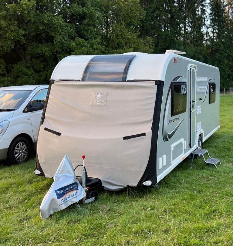 Towing cover for a Bailey phoenix 640